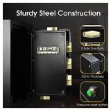 ADIMO Safe, 2.2 Cubic Feet Cabinet Safe Box with Digital Keypad and Key Lock, Built In Cabinet Box, Double Keys, Removable Shelf for Jewelry, Documents, Valuables