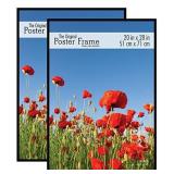 MCS 65668 Original Poster Frame, 20 x 28 Inch, Black, Set of 2