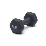 Amazon Basics Neoprene Coated Dumbbell Hand Weight Set, 10-Pound, Set of 2, Navy Blue