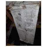 Gibraltar Mailboxes Grand Haven Extra Large, Plastic, Mailbox and Post Combo, Black, GHC40B01