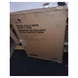 Summer Infant Extra Tall & Wide Safety Baby Gate, Fits Openings 29.5-53" Wide, Metal for Doorways & Stairways, 38" Tall Walk-Through Baby & Pet Gate, White