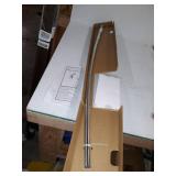 Zenna Home NeverRust Rustproof Aluminum Tension Mount Curved Shower Rod, Chrome