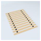 Treaton, 0.75-Inch Heavy Duty Mattress Support Wooden Bunkie Board/Slats, Full, Beige