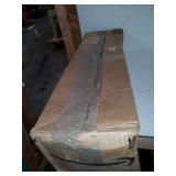 Decopolitan Industrial Wrap Around Telescoping Curtain Rod Set, 36-72", Black