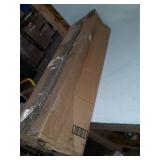 Decopolitan Industrial Wrap Around Telescoping Curtain Rod Set, 36-72", Black