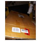 Basics Classic TV Dinner Folding Trays with Storage Rack, Black - Set of 4