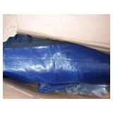 WaterWarden Safety Inground Pool Cover, Fits 16â x 34â, Blue Mesh â Easy Installation, Triple Stitched for Maximum Strength, Includes All Needed Hardware, SCMB1634, Rectangle