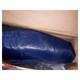 WaterWarden Safety Inground Pool Cover, Fits 16â x 34â, Blue Mesh â Easy Installation, Triple Stitched for Maximum Strength, Includes All Needed Hardware, SCMB1634, Rectangle