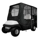 Classic Accessories Fairway Long Roof 4-Person Deluxe Golf Cart Enclosure