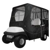 Classic Accessories Fairway Long Roof 4-Person Deluxe Golf Cart Enclosure