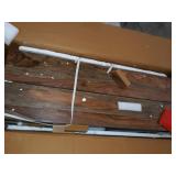 Hillsdale Furniture Hemlock Modern Metal Coffee Table, Brown/Silver