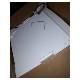 GE GDE03GGKWW Mini Fridge 3.1 Cubic Ft. Double-Door Design with Glass Shelves, Crisper Drawer & Spacious Freezer Small Refrigerator Perfect for The Garage, Dorm Room, or Bedroom White, Cu