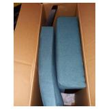 Kendal Dark Teal Fabric Accent Chair