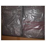 Roundhill CoCo Upholstered Backless Saddle Seat Bar Stools 29" height Set of 2, Gray