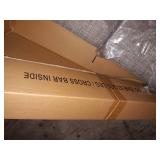 Roundhill CoCo Upholstered Backless Saddle Seat Bar Stools 29" height Set of 2, Gray