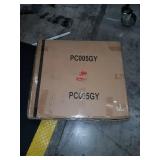 Roundhill CoCo Upholstered Backless Saddle Seat Bar Stools 29" height Set of 2, Gray