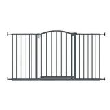Summer Extra Wide Decor Safety Baby Gate, Gray â 27â Tall, Fits Openings of 28â to 51.5â Wide, 20â Wide Door Opening, Baby and Pet Gate for Extra Wide Doorways