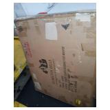 Hamilton Hills Clean Large Modern Black Frame Wall Mirror 30" x 40" Contemporary Premium Silver Backed Floating Glass Panel Vanity, Bedroom, or Bathroom Mirrored Rectangle Hangs Horizontal or Vertical