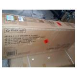 KidKraft Alexa-Enabled 2-in-1 Wooden Kitchen & Market with Lights and Sounds, Interactive Foods and Games Plus 105 Accessories, Gift for Ages 3+, Amazon Exclusive