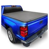 Tyger Auto T3 Soft Tri-Fold Truck Bed Tonneau Cover Compatible with 2007-2013 Chevy Silverado / GMC Sierra 1500; 2007-2014 2500 HD 3500 HD | Fleetside 6