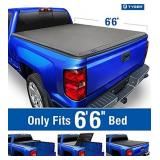 Tyger Auto T3 Soft Tri-Fold Truck Bed Tonneau Cover Compatible with 2007-2013 Chevy Silverado / GMC Sierra 1500; 2007-2014 2500 HD 3500 HD | Fleetside 6