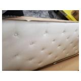 Home Life Premiere Classics Cloth Light Beige Cream Linen 51" Tall Headboard Queen