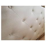 Home Life Premiere Classics Cloth Light Beige Cream Linen 51" Tall Headboard Queen