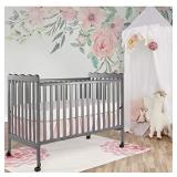 Dream On Me Carson Classic 3-in-1 Convertible Crib in Steel Grey, Greenguard Gold Certified 54x31x40 Inch (Pack of 1)