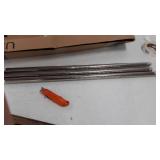 Westinghouse 36" down red 3/4 brushed nickle finish