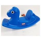 rockin horse -blue