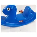 rockin horse -blue