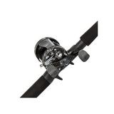 Abu Garcia Catfish Commando Fishing Rod and Reel Combo, 7 Feet, Medium Heavy Power, Black