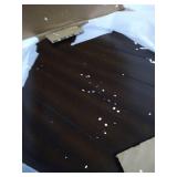 Roundhill Furniture Rene Round Wood Pedestal Side Table, Espresso