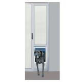 Fast Fit Pet Patio Door 80" Super Large (White)