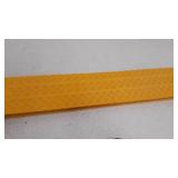 Pyle PCBLCO101X2YL 2-Pc Cable Protector Cover Ramp-One Channel Heavy Duty, Safely Conceals Wire/Hose/Pipe & Driveway Protective Armor w/High Visibility Yellow Color-PCBLCO101X2YL, Multicolored