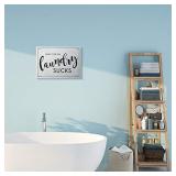 Stupell Industries Sassy Laundry Room Sign Funny Family Humor, Designed by Lettered and Lined Wall Art, 16 x 20, Canvas