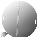 VBENLEM Fire Pit Lid Round 40 Inch Foldable Fire Pit Ring Snuff Cover 430 Stainless Steel Fire Pit Spark Screen Cover 3mm Thickness