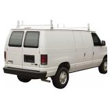 Buyers Products 1501310 Van Ladder Rack White Powder Coated Steel