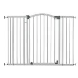 Summer Infant Extra Tall & Extra Wide Safety Gate, 29.5 - 53 Inch Wide & 38" Tall, for Doorways & Stairways, with Auto-Close & Hold-Open, Grey