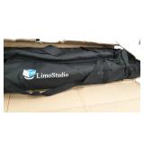 LimoStudio, Max 20 ft Wide Backdrop Support Stand, Adjustable Width Height and Length Photo Background System with Spring Clamp and Carry Bag, AGG2280