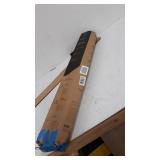 Perma Child Safety Indoor/Outdoor Ultimate Retractable Baby Gate 39" Tall Extends to 71" Wide, Black w/Aluminum Casing