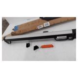 Perma Child Safety Indoor/Outdoor Ultimate Retractable Baby Gate 39" Tall Extends to 71" Wide, Black w/Aluminum Casing