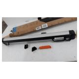 Perma Child Safety Indoor/Outdoor Ultimate Retractable Baby Gate 39" Tall Extends to 71" Wide, Black w/Aluminum Casing