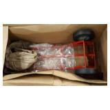 Milwaukee Hand Trucks 47866 P-Handle Truck with 10-Inch Solid Puncture Proof Tires and Wheel Guards