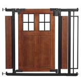 Evenflo Barn Door Walk-Thru Gate (Farmhouse Collection)