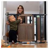 Evenflo Barn Door Walk-Thru Gate (Farmhouse Collection)