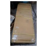 MooreCo Essentials Flipper Training Table 72x24 Teak Top Black Base