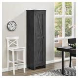 Ameriwood Home Farmington Wide Storage Cabinet, 18", Rustic Gray,7531196COM