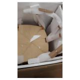 Amazon Brand - Stone & Beam Classic Wishbone Dining Chair, 22.4"W, Natural / Natural