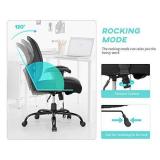 Big and Tall Office Chair 400lbs Wide Seat Mesh Desk Chair Massage Rolling Swivel Ergonomic Computer Chair with Lumbar Support Adjustable Arms Task Chair for Heavy People